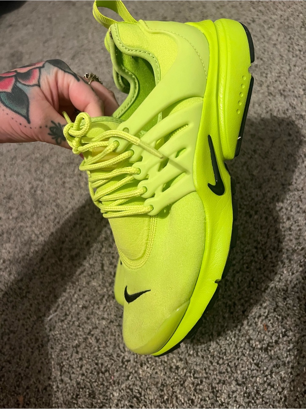 Nike Women's Volt/Black Athletic Sneaker